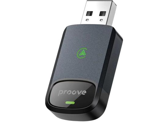 Proove 2-in-1 CarPlay/Android Auto, AI Smart Chip, compatible with 98% cars - Black